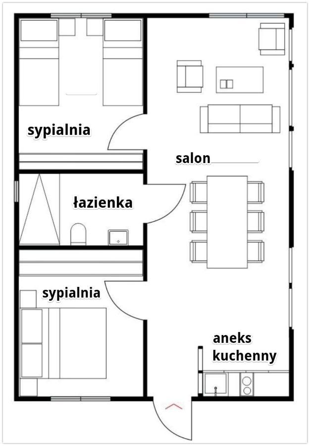 Osada Widoki, Domy Wakacyjne Вице Экстерьер фото
